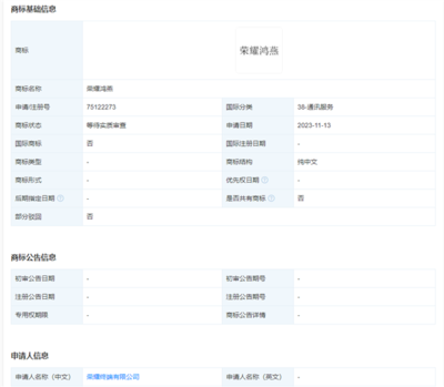 榮耀申請計算機及通訊設備租賃 創新驅動下的戰略布局